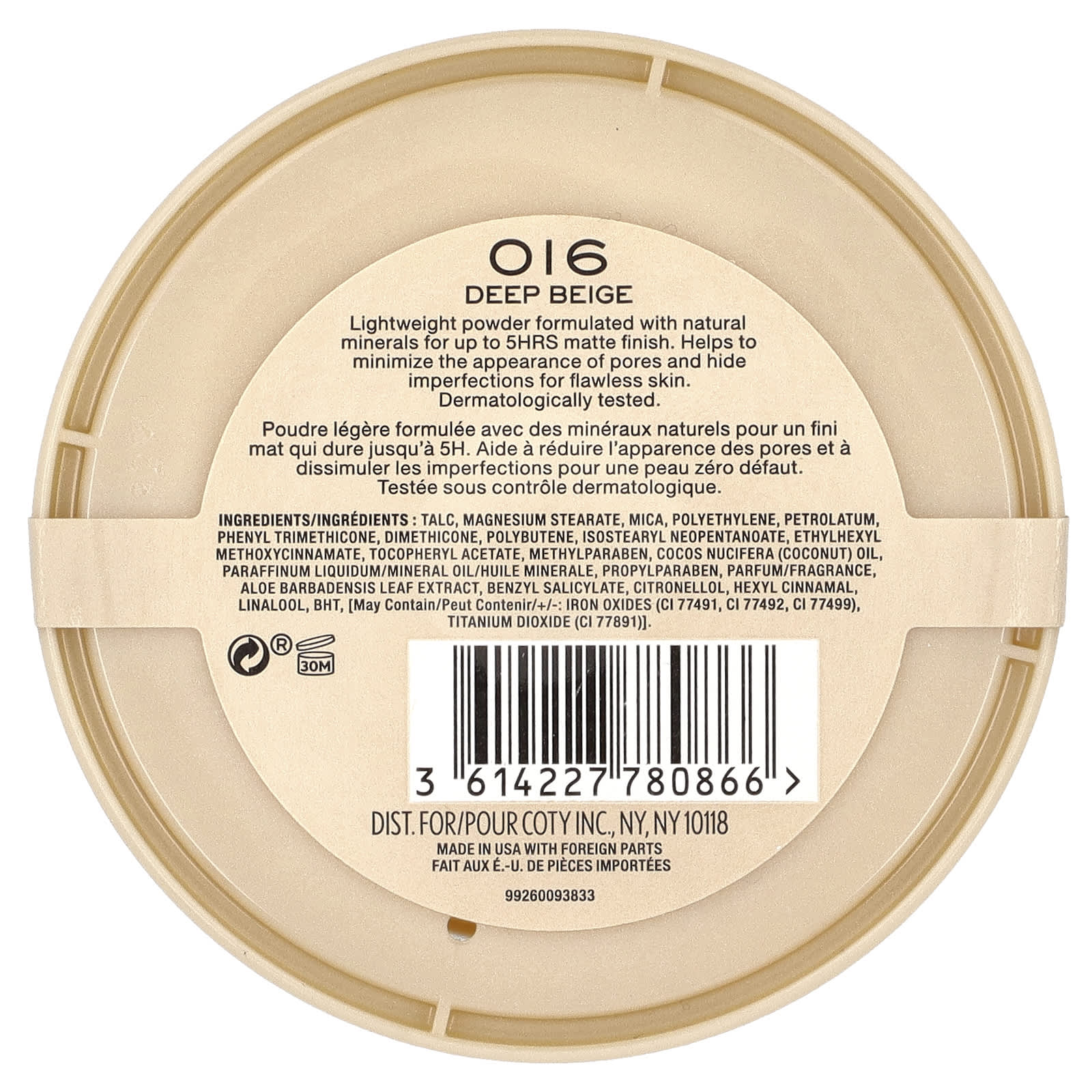 Rimmel London, Stay Matte, Lightweight-Mattifying Powder, 016 Deep Beige, 0.49 oz (14 g) - Image 2