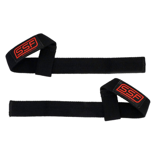 Serious Steel Fitness, Black Lifting Strap, 1 Pair - Image 1