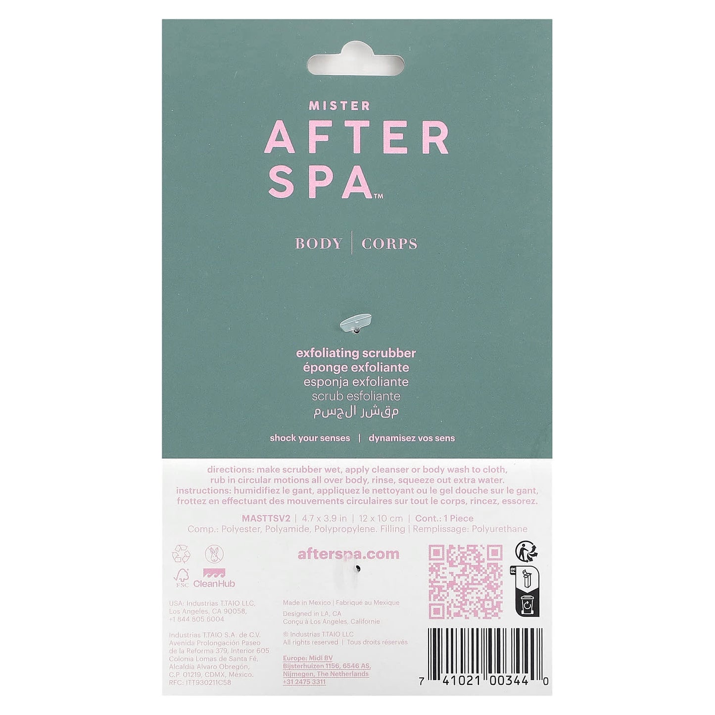 AfterSpa Exfoliating Body Scrubber - Radiant Skin at Home - Image 2