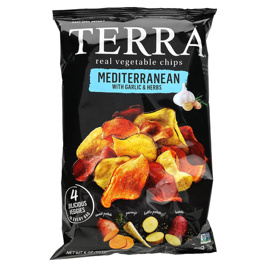 Terra, Real Vegetable Chips, Mediterranean With Garlic & Herbs, 5 oz (141 g) - Image 1