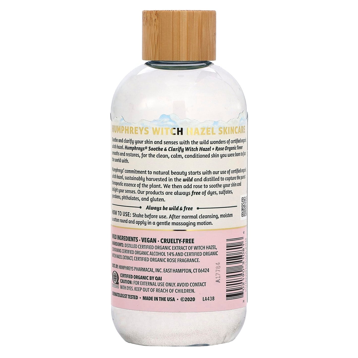 Certified Organic Witch Hazel Toner with Rose for Soothing Skin - Image 2