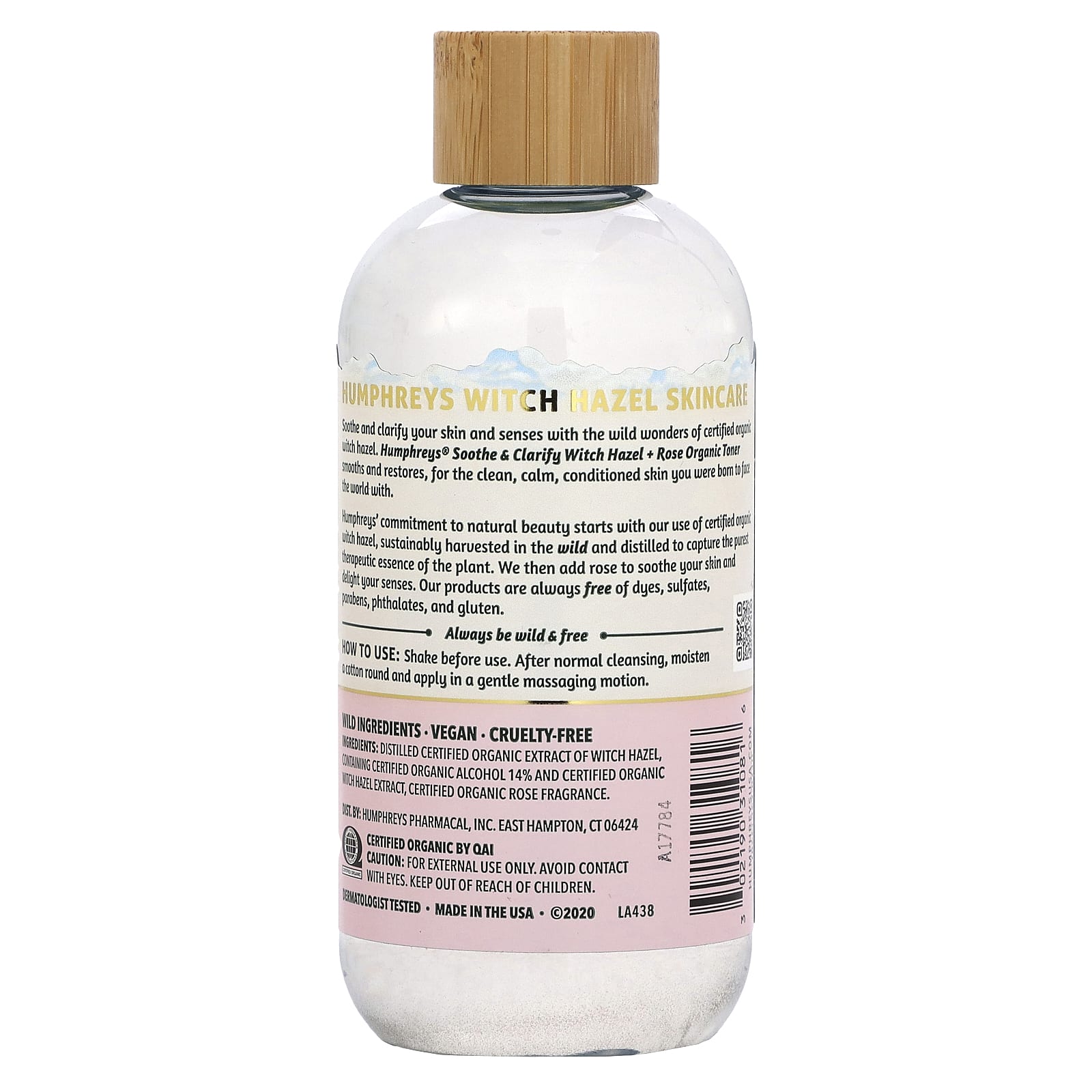 Certified Organic Witch Hazel Toner with Rose for Soothing Skin - Image 2