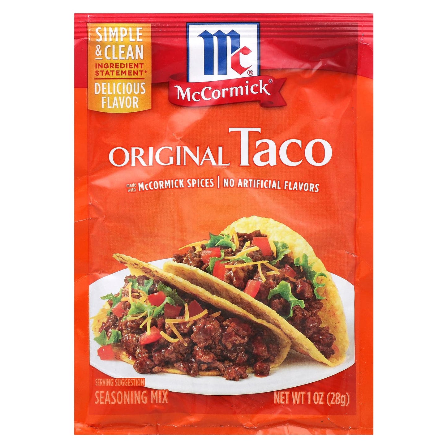 McCormick, Original Taco Seasoning Mix, 1 oz (28 g) - Image 1
