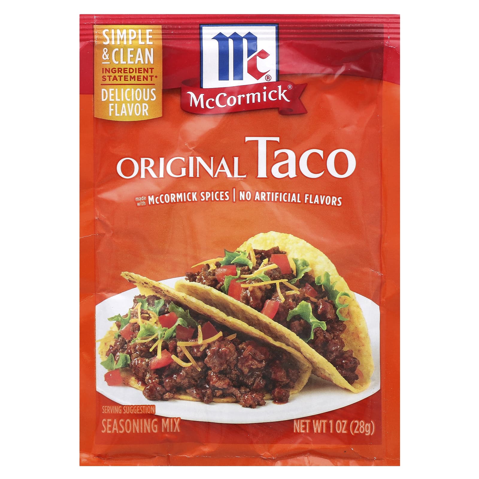 McCormick, Original Taco Seasoning Mix, 1 oz (28 g) - Image 1