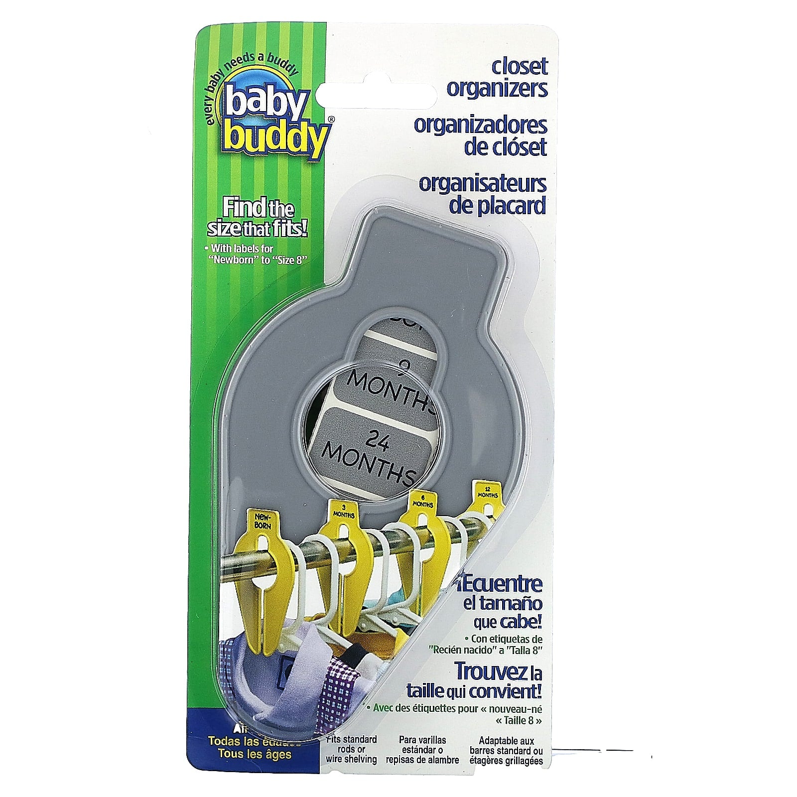 Baby Closet Organizer, 1 Organizer - Size It Up! - Image 1
