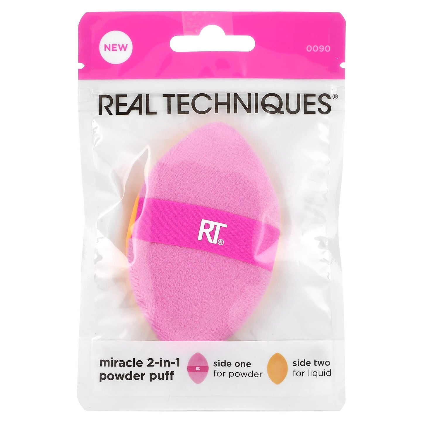 Real Techniques, Miracle 2-in-1 Powder Puff, 1 Sponge - Image 2