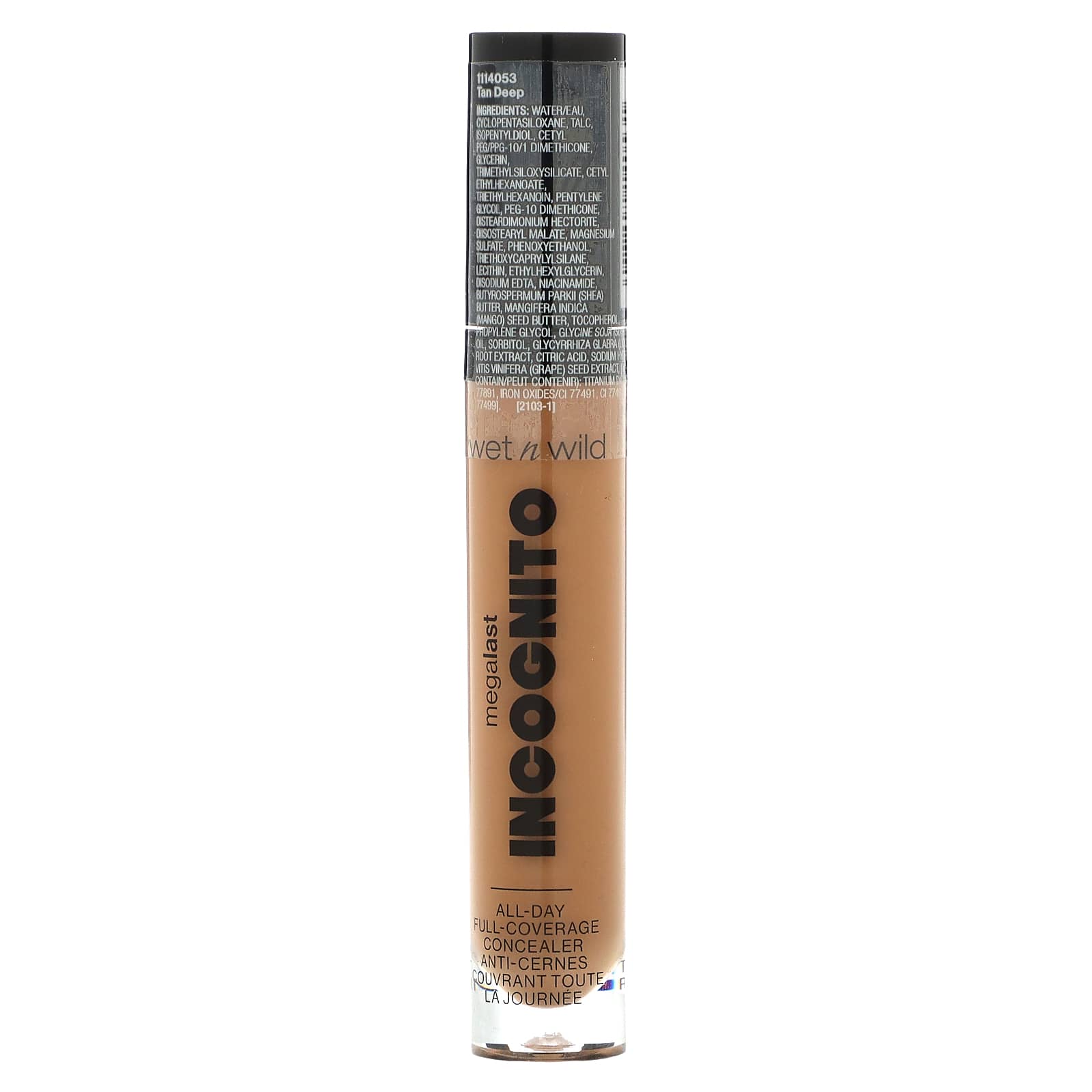 wet n wild, MegaLast, Incognito, All-Day Full Coverage Concealer, 1114053 Tan Deep, 1.12 oz (31.75 g) - Image 2