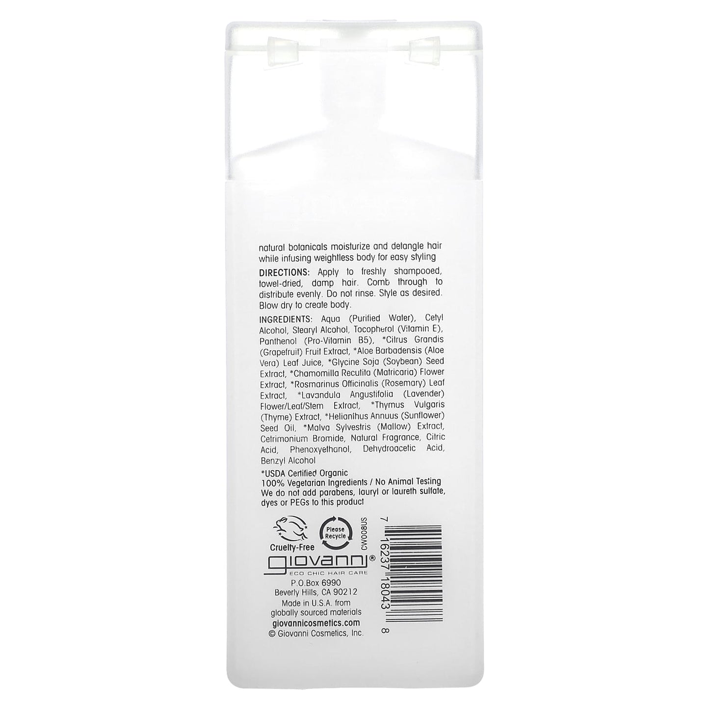 Giovanni Weightless Moisture Leave-In Conditioner for All Hair Types 2oz - Image 2