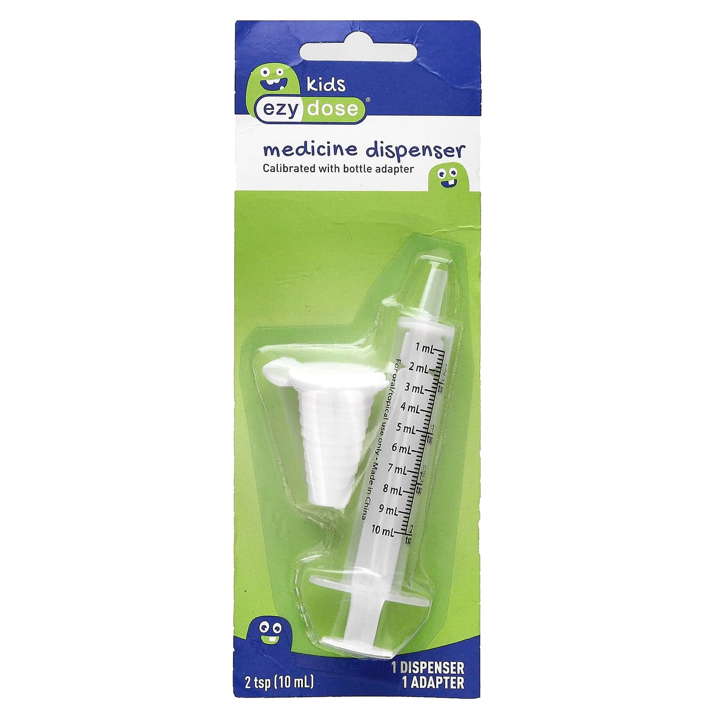 Ezy Dose Kids Medicine Dispenser with Bottle Adapter - Accurate Dosing Made Easy - Image 1