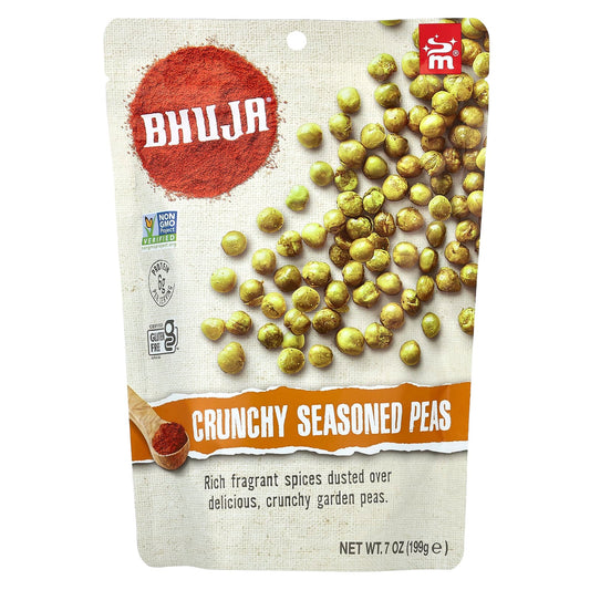 Crunchy Seasoned Peas by Bhuja - Non-GMO, Gluten-Free Snack - Image 1