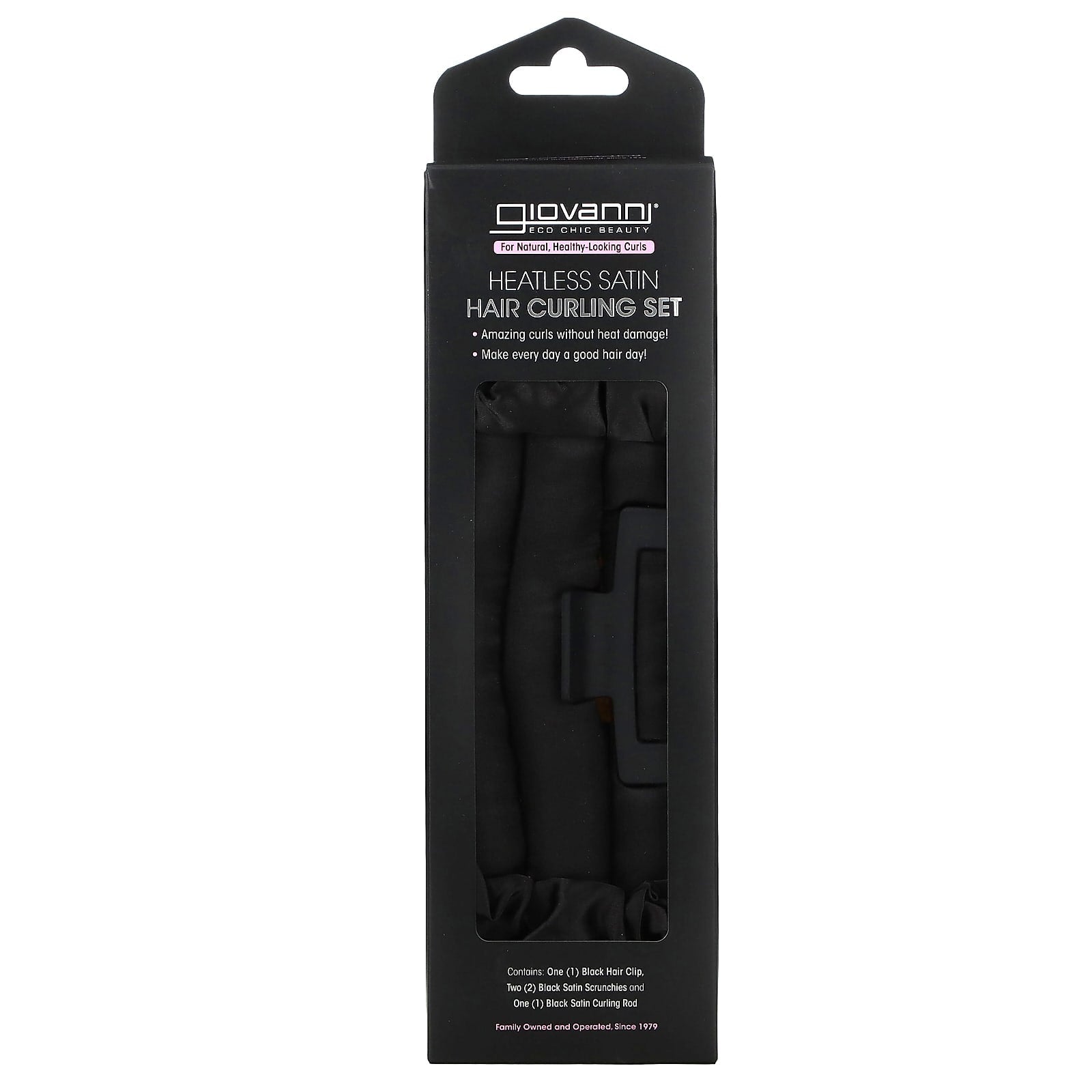 Giovanni Heatless Satin Hair Curling Set, 4-Piece - Image 1