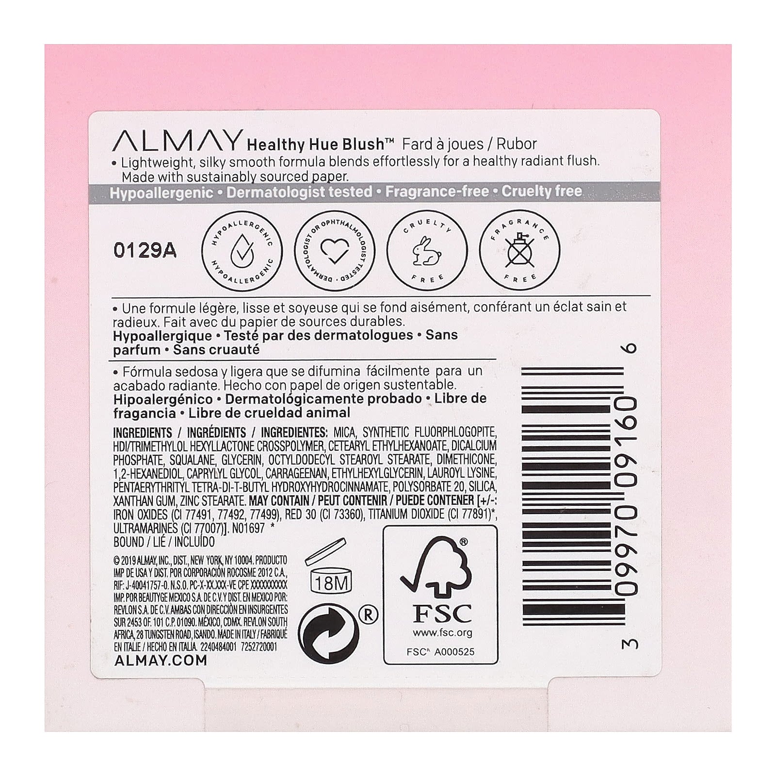 Almay Healthy Hue Blush in Nearly Nude - Natural-Looking Flush - Image 2