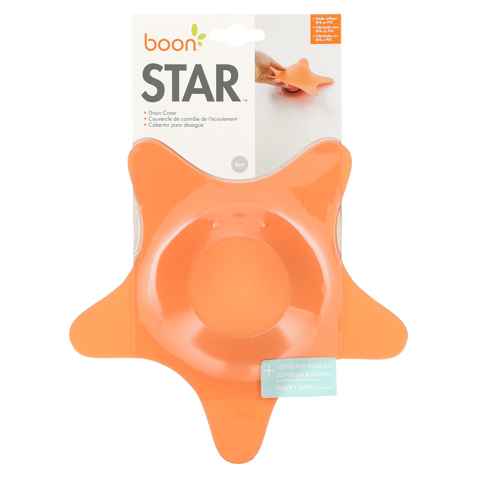 Boon Star Drain Cover for Toddlers - 6 Months & Up - Image 1