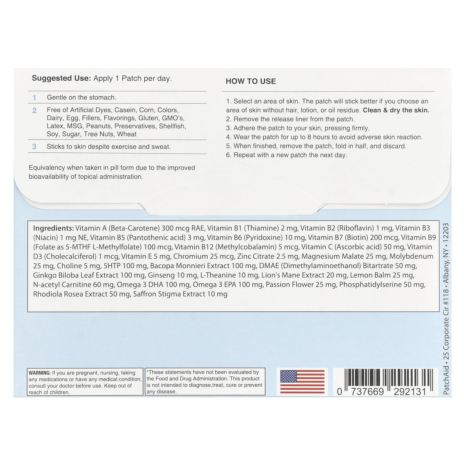 PatchAid, Focus + Clarity Patch , 30 Patches - Image 2