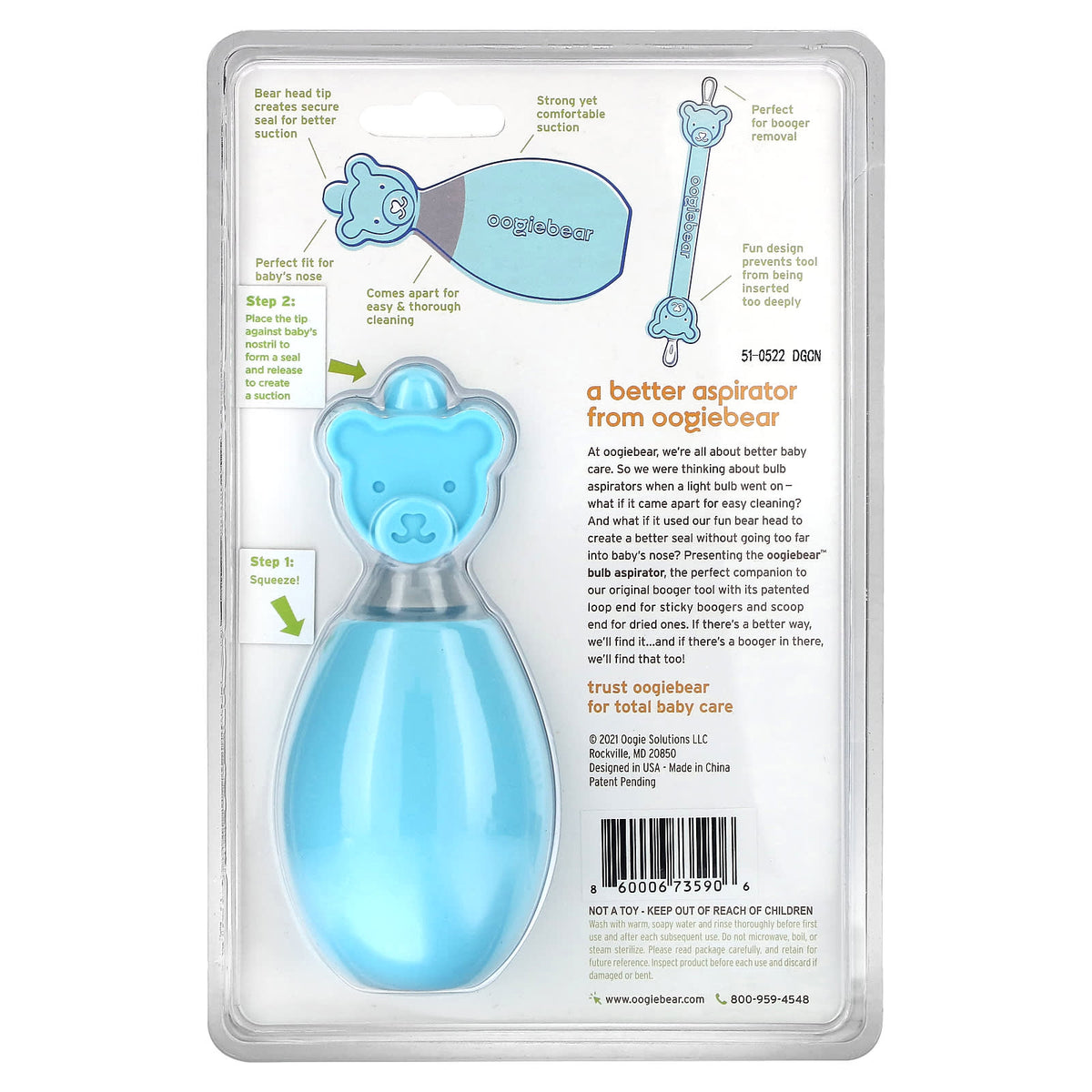 oogiebear, The Bear Pair, Blue, 2 Pieces - Image 2