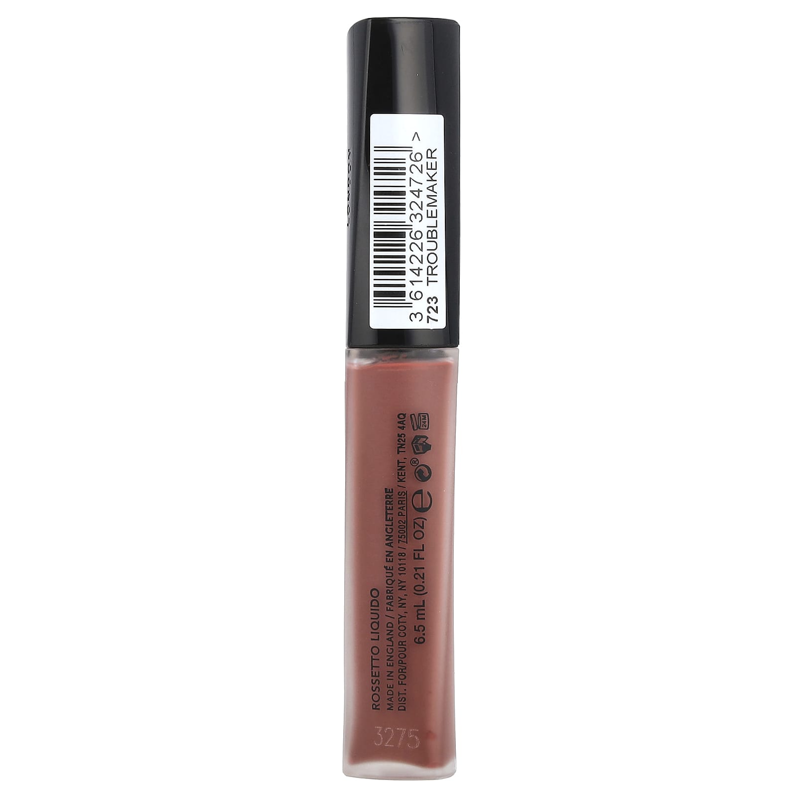 Rimmel London, Stay Matte, Liquid Lip Colour, 723 Troublemaker, 0.21 fl oz (6.5 ml) - Image 2