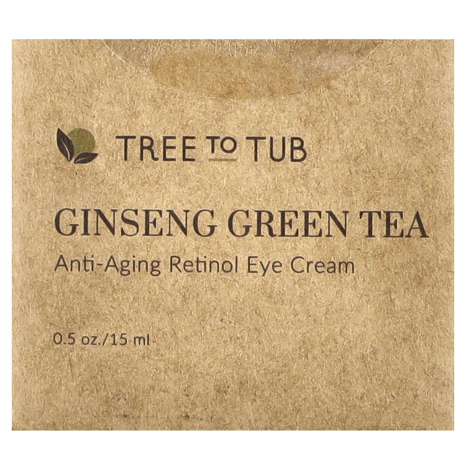 Tree To Tub, Ginseng Green Tea, Anti-Aging Retinol Eye Cream, 0.5 oz (15 ml) - Image 2