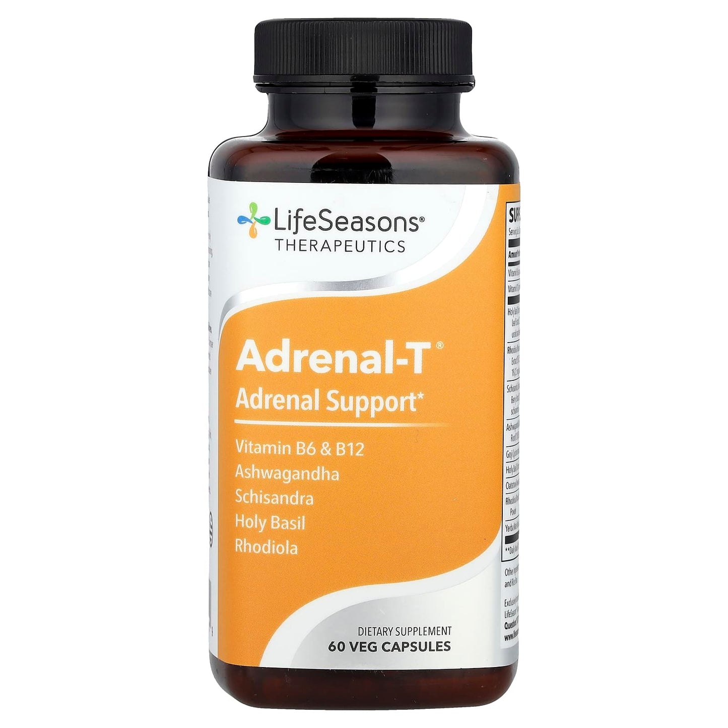 LifeSeasons, Adrenal-T®, Adrenal Support, 60 Veg Capsules - Image 1