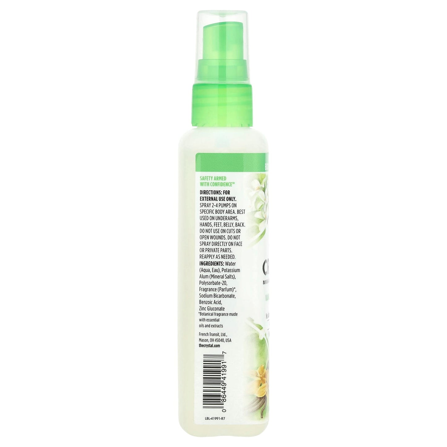 Natural Mineral Deodorant Spray, 24Hr Protection, Vegan & Cruelty-Free - Image 2