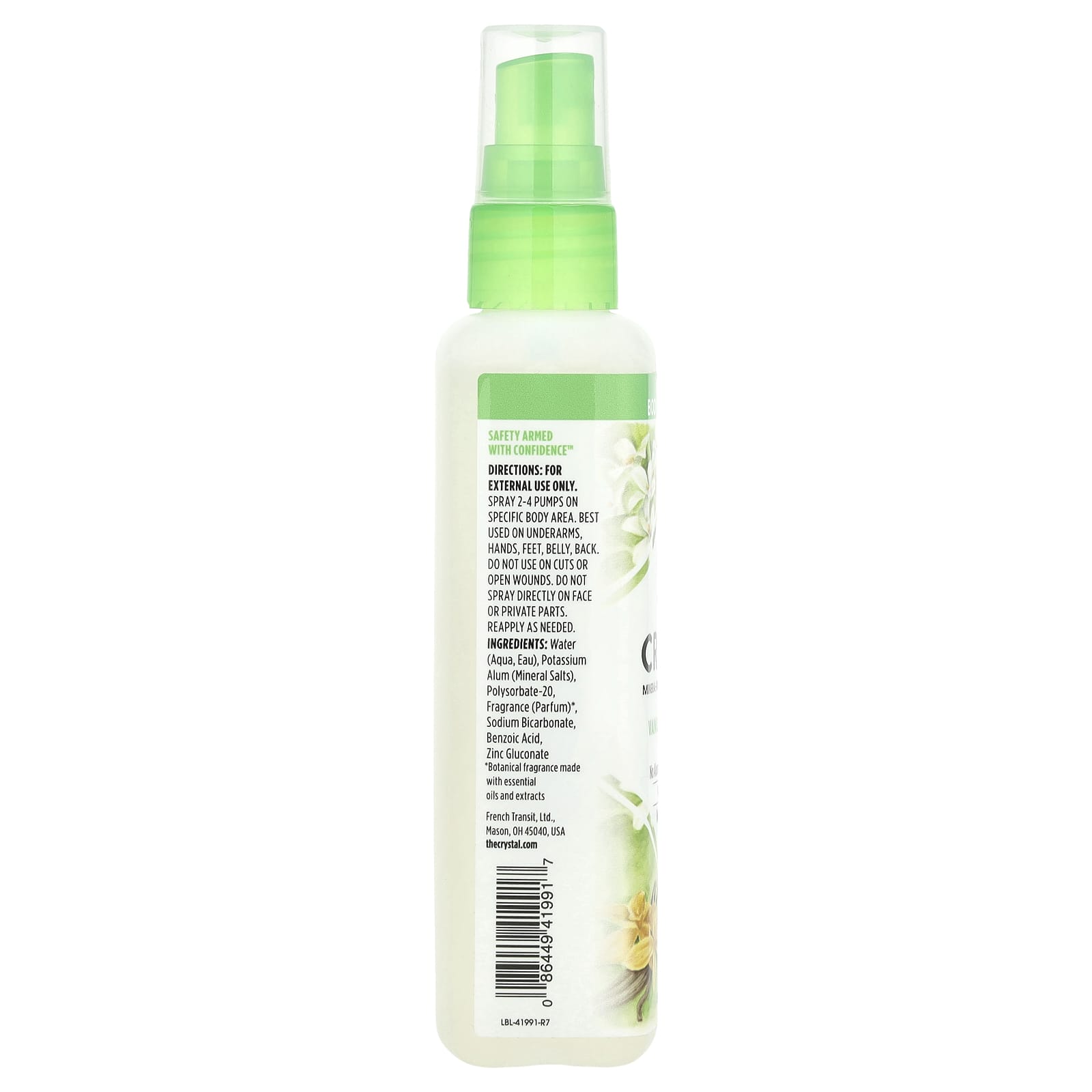 Natural Mineral Deodorant Spray, 24Hr Protection, Vegan & Cruelty-Free - Image 2