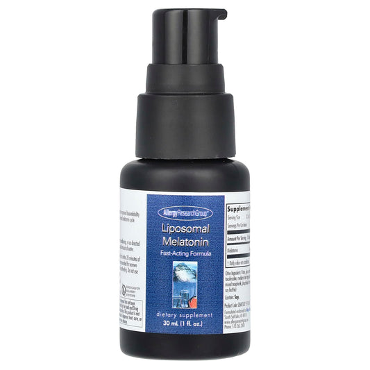 Fast-Acting Liposomal Melatonin by Allergy Research Group, 1 mg, 30 ml - Image 1