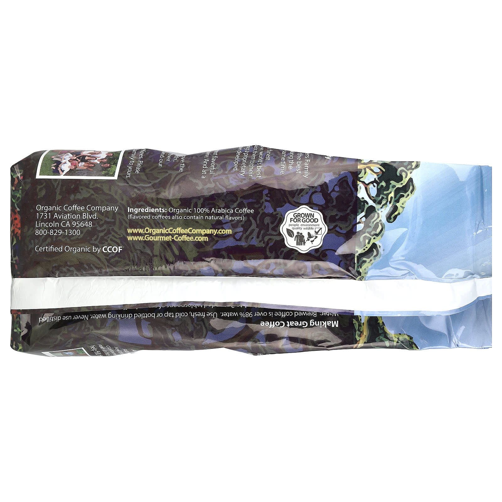 Organic Coffee Co., Breakfast Blend, Ground, Regular Roast, 12 oz (340 g) - Image 2