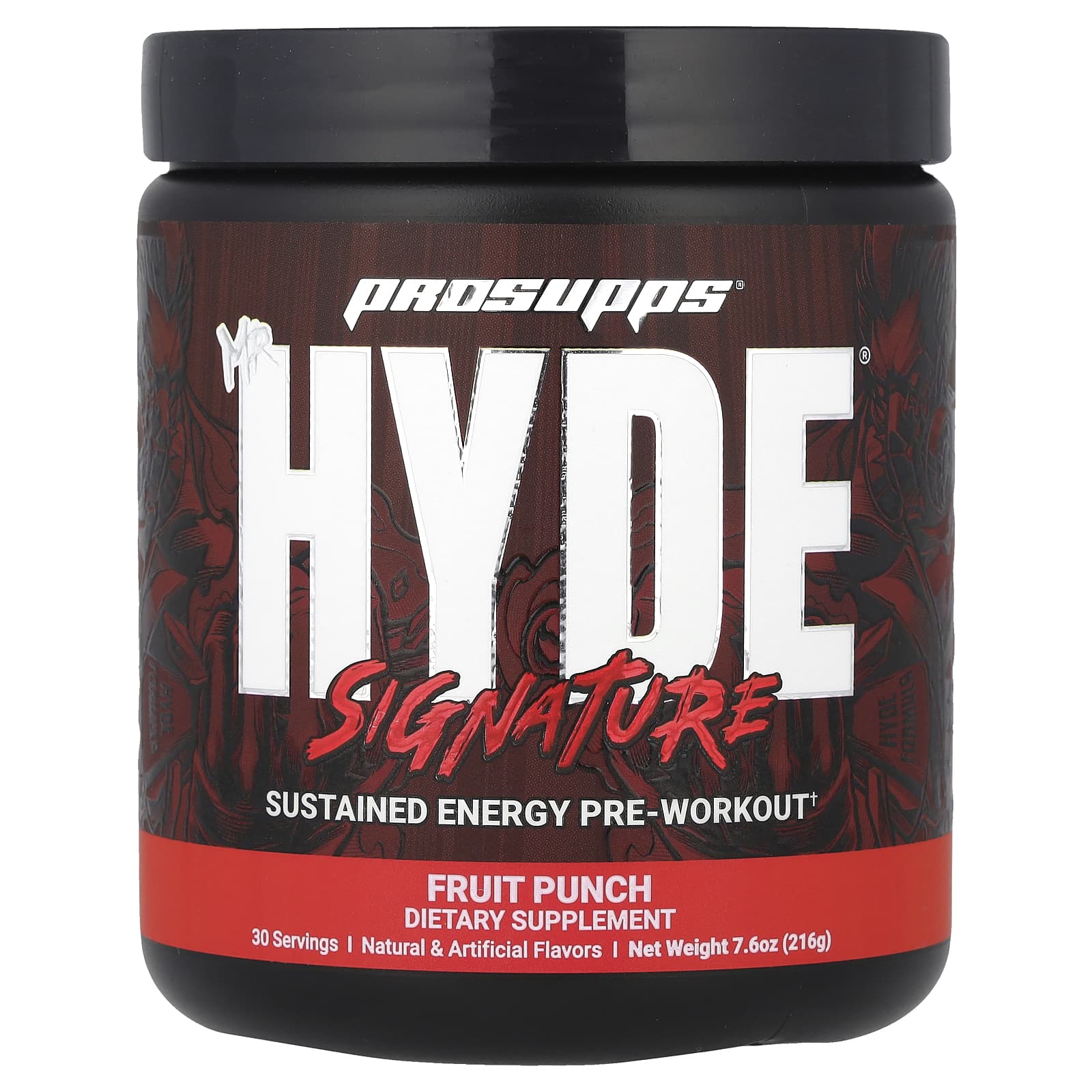 ProSupps, Mr. Hyde®, Signature Pre Workout, Fruit Punch, 7.6 oz (216 g) - Image 1