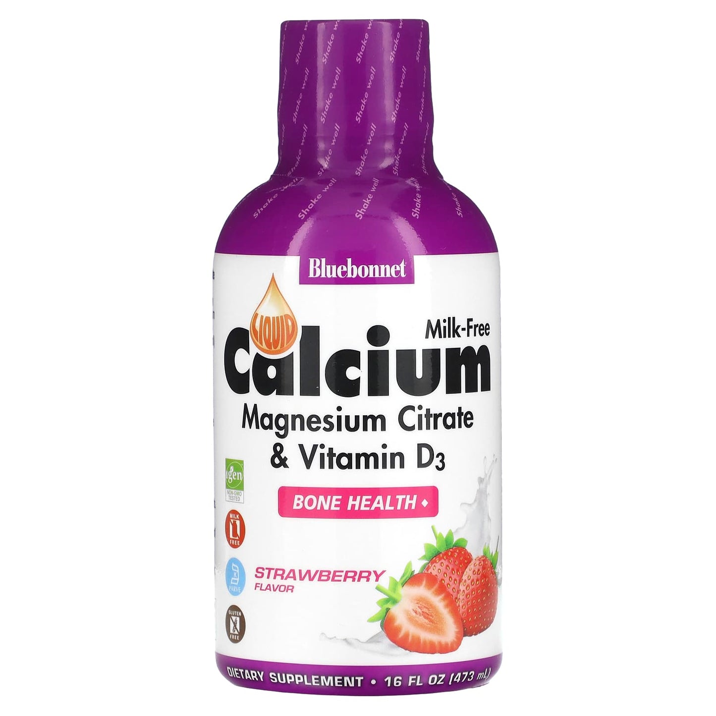 Bluebonnet Nutrition Liquid Calcium, Magnesium & Vitamin D3 - 16 fl oz - Image 1