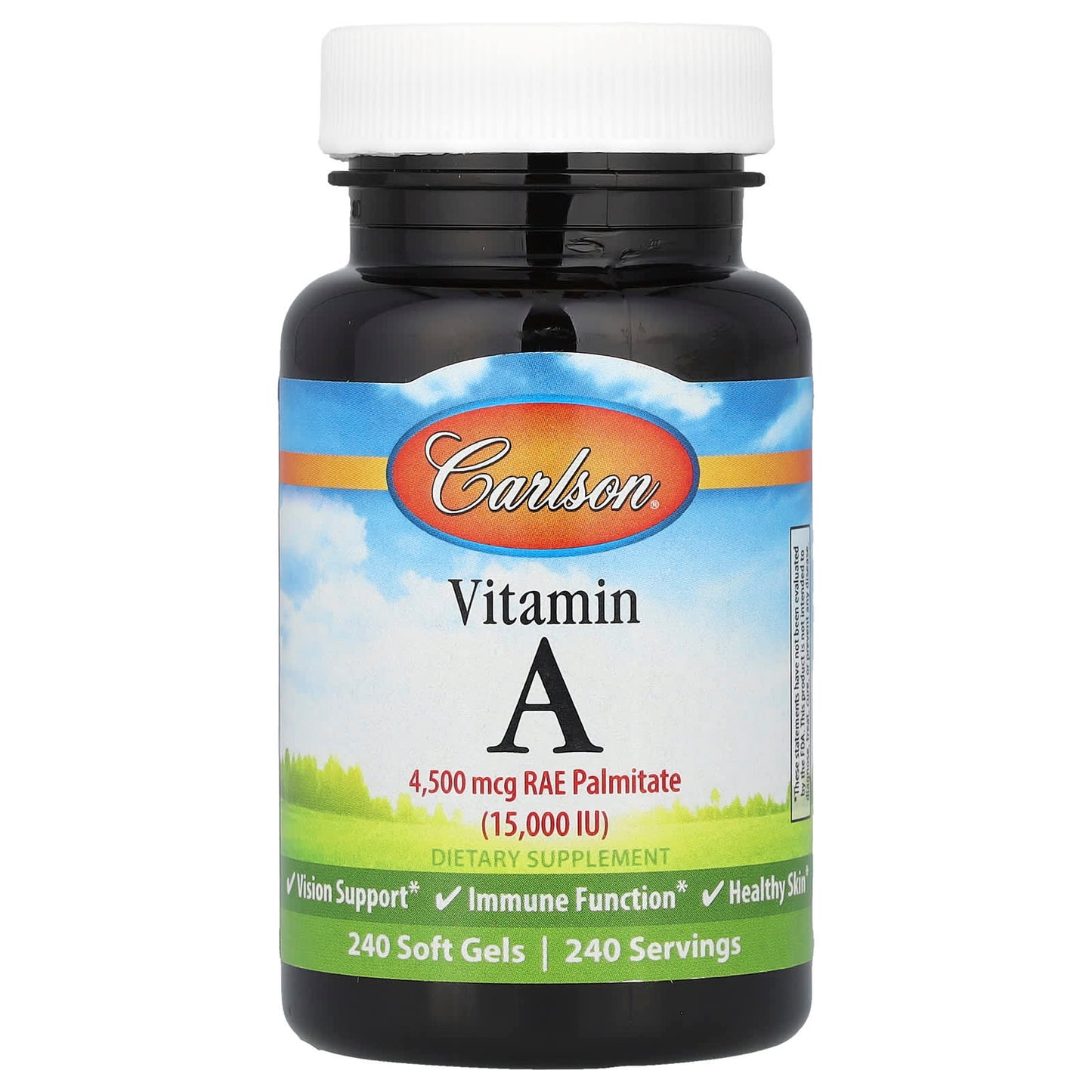Carlson Vitamin A 4,500 mcg RAE for Immune & Skin Health - Image 1