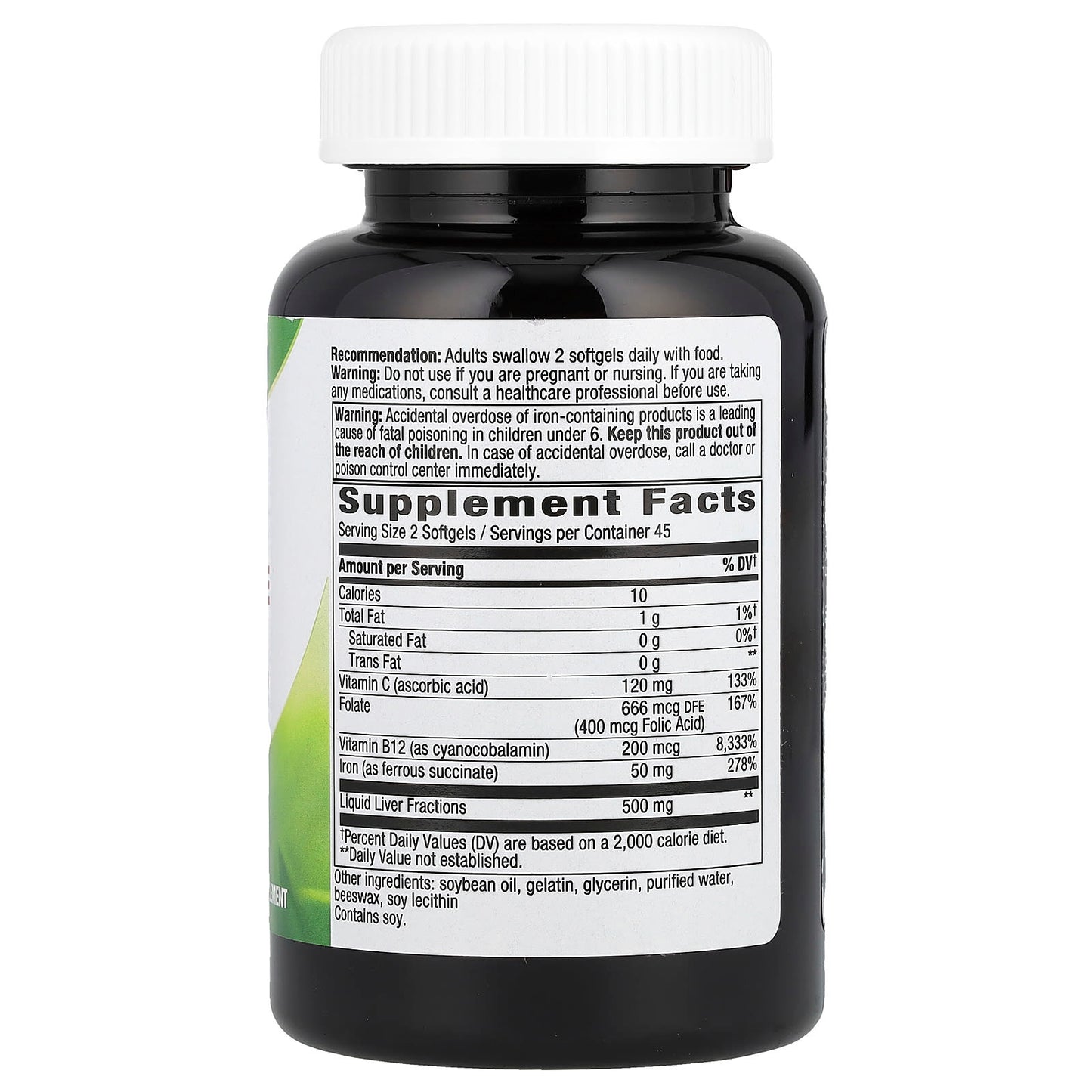 Nature's Way, Ultimate Iron®, 90 Softgels - Image 2