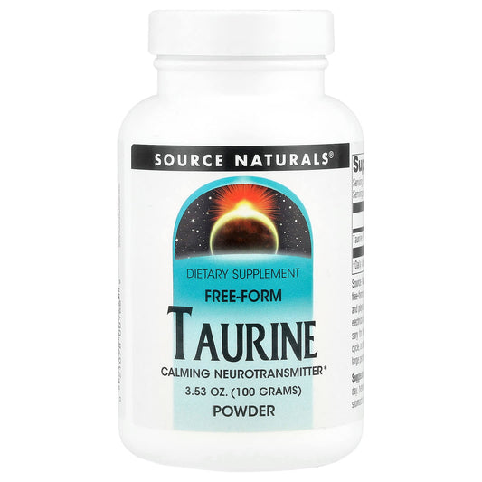 Source Naturals, Taurine Powder, 3.53 oz (100 g) - Image 1