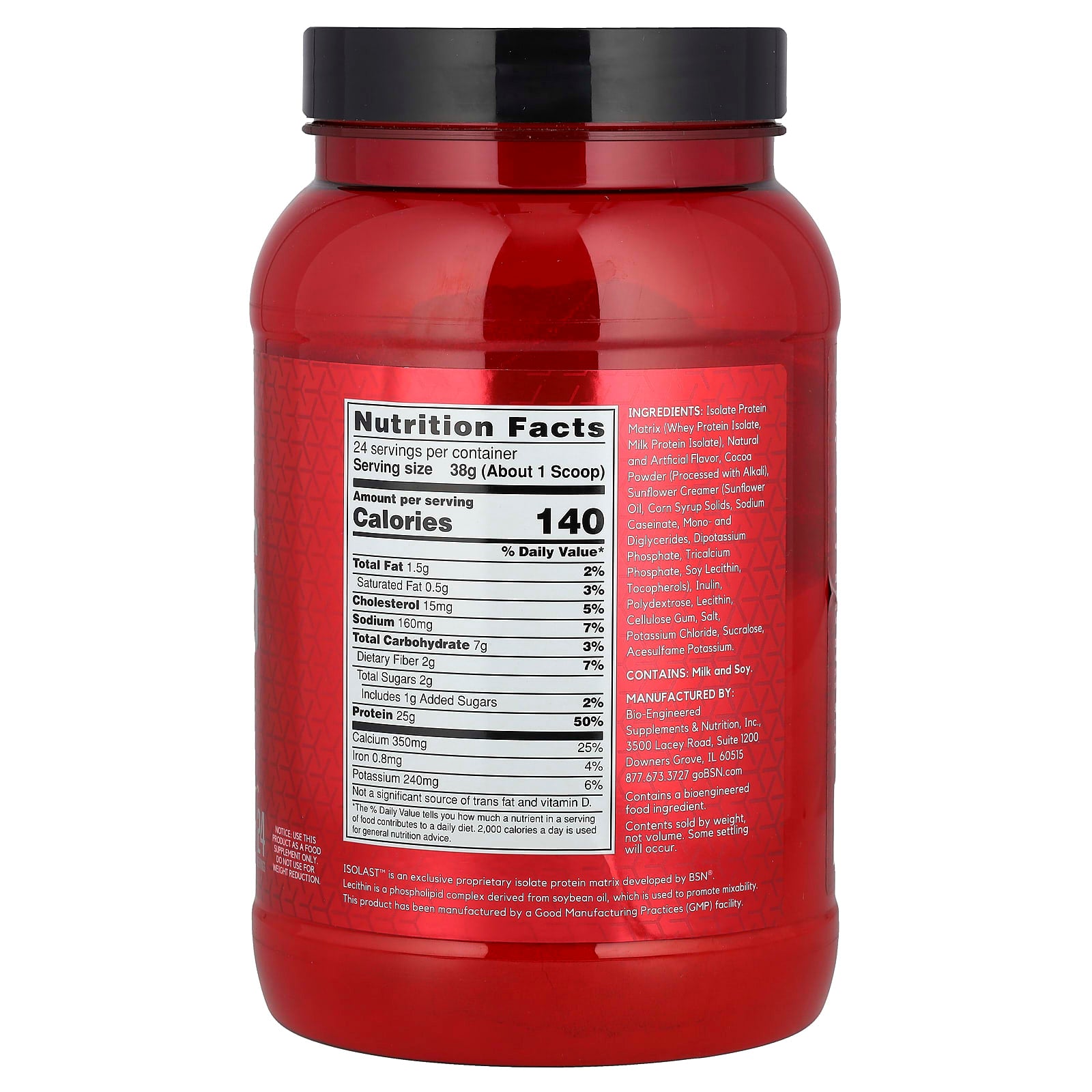 BSN Syntha-6 Isolate Protein Powder Chocolate Milkshake - Image 2