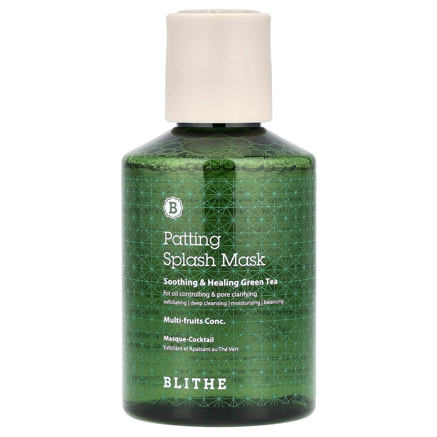Green Tea Patting Splash Mask for Glowing Skin by Blithe - Image 1