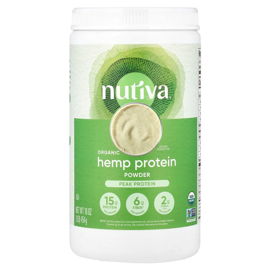 Nutiva, Organic Hemp Protein Powder, 1 lb (454 g) - Image 1