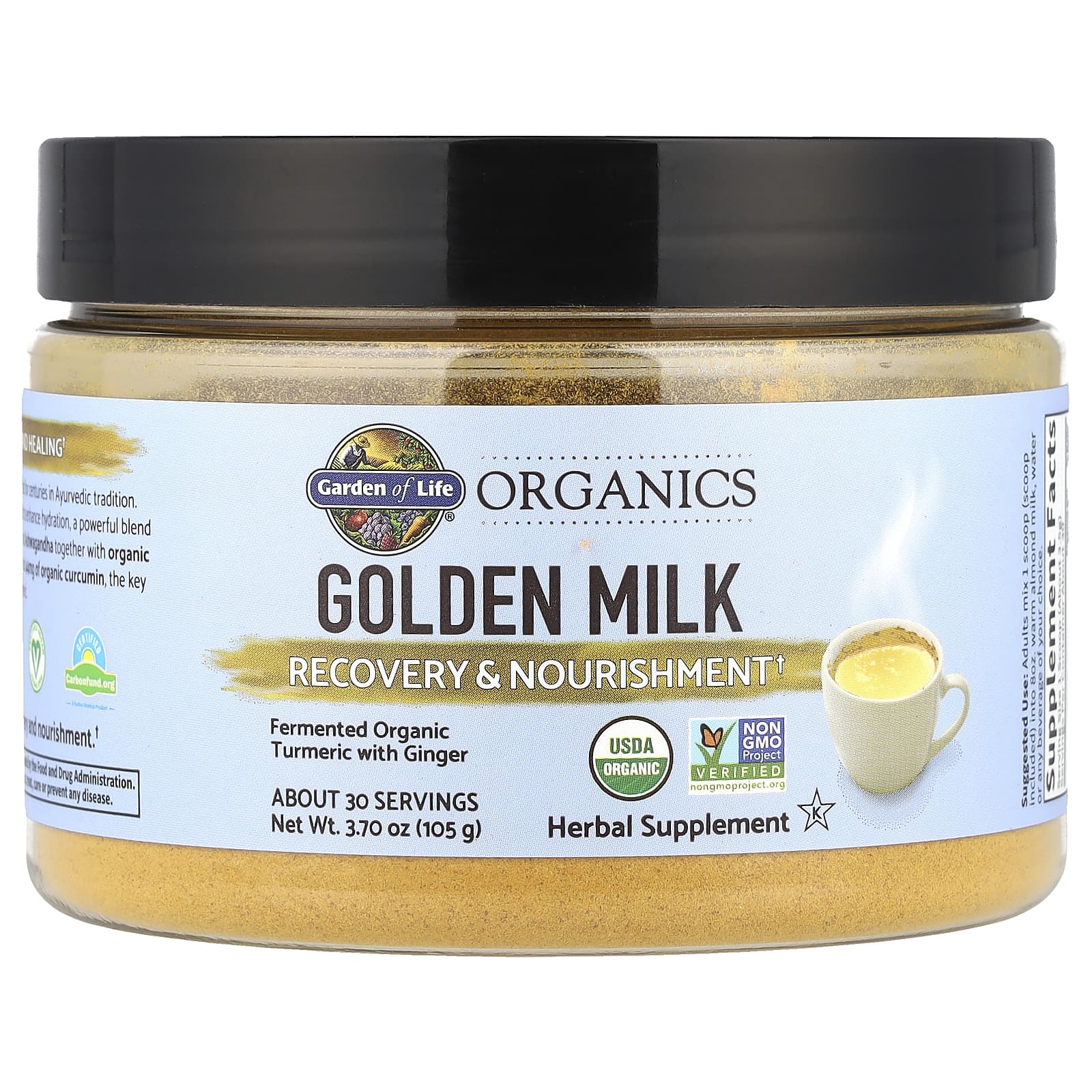 Garden of Life Golden Milk Recovery & Nourishment Supplement - Image 1