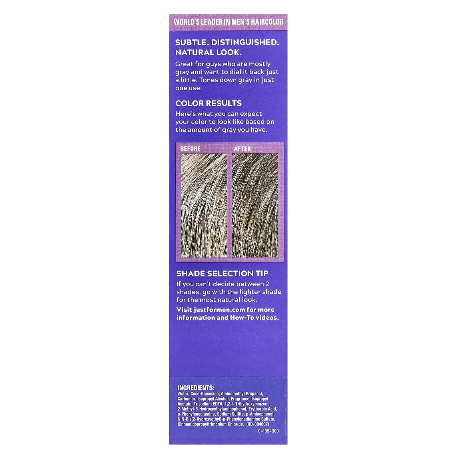 Just for Men Touch of Gray T-25 Haircolor Kit for Men - Image 2
