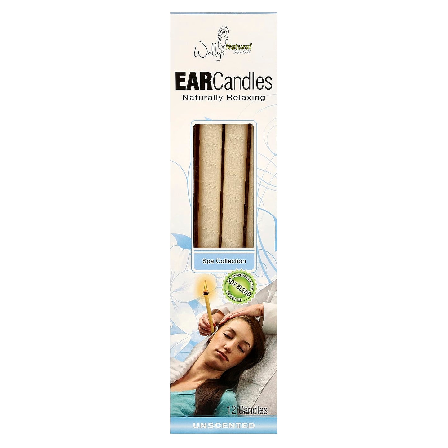 Wally's Natural, Ear Candles, Unscented, 12 Candles - Image 1