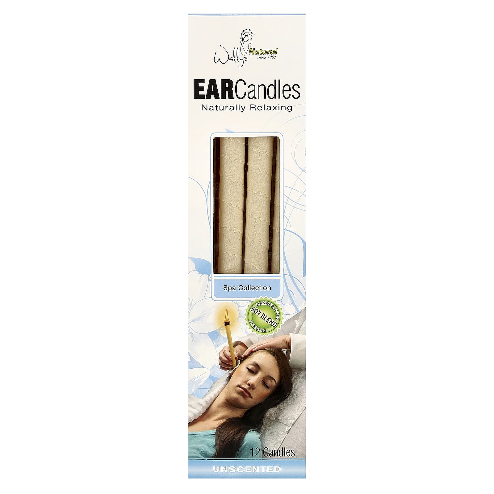 Wally's Natural, Ear Candles, Unscented, 12 Candles - Image 1