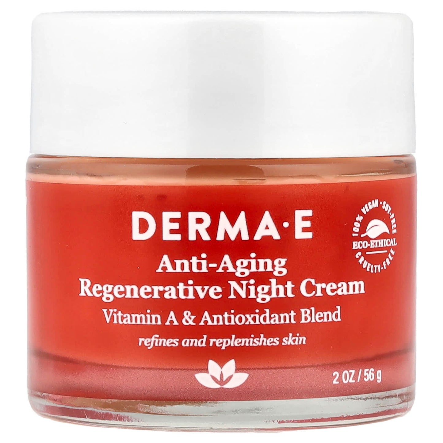 Derma E Anti-Aging Regenerative Night Cream, 2 oz (56 g) | Vegan, Cruelty-Free, Eco-Friendly - Image 1