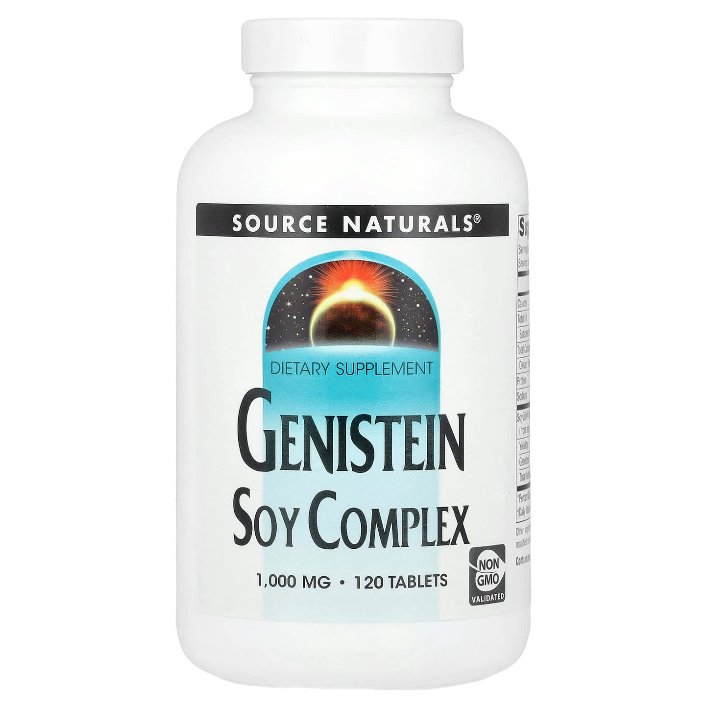 Source Naturals, Genistein Soy Complex, 120 Tablets - Image 1