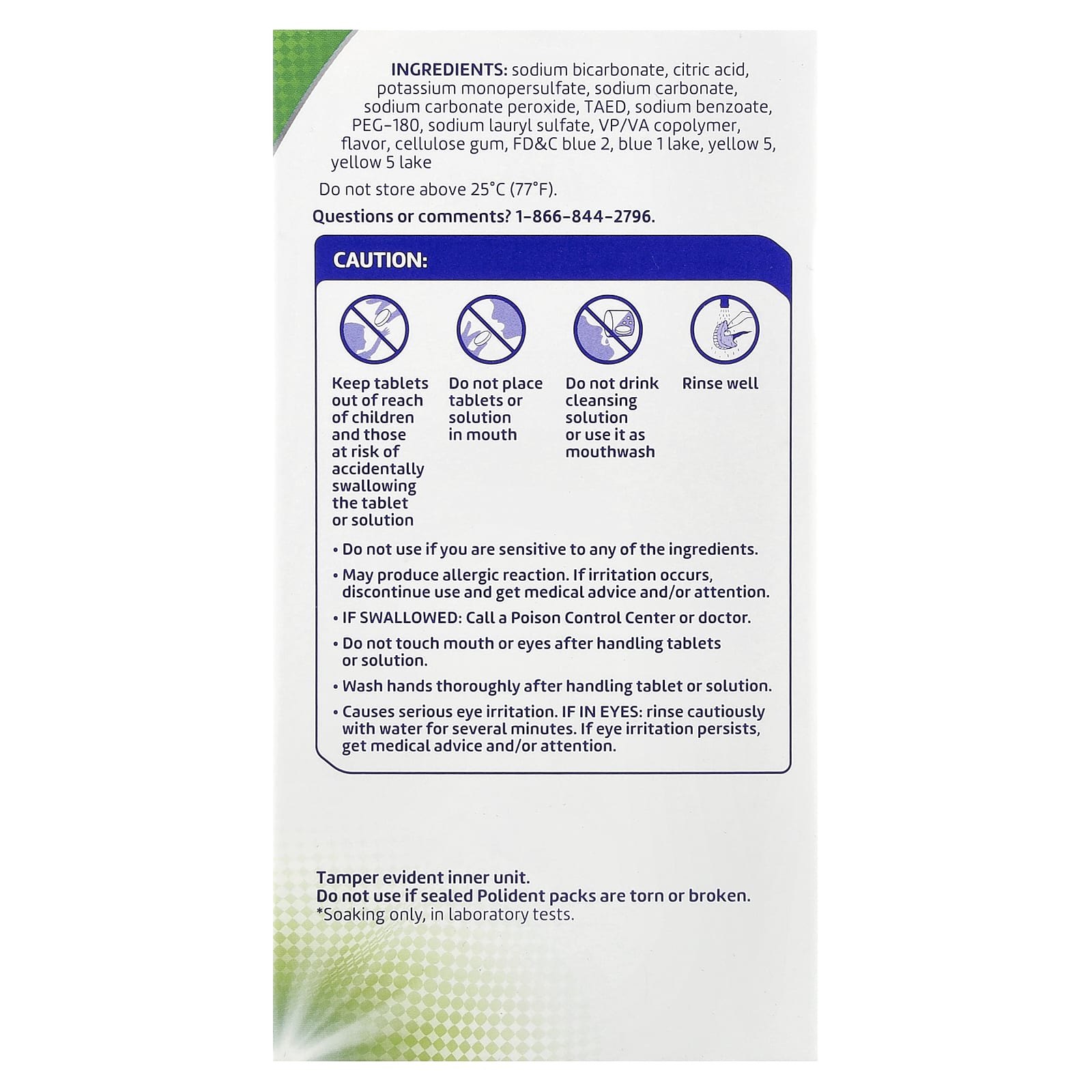 Polident, Antibacterial Denture Cleanser, 84 Tablets - Image 2