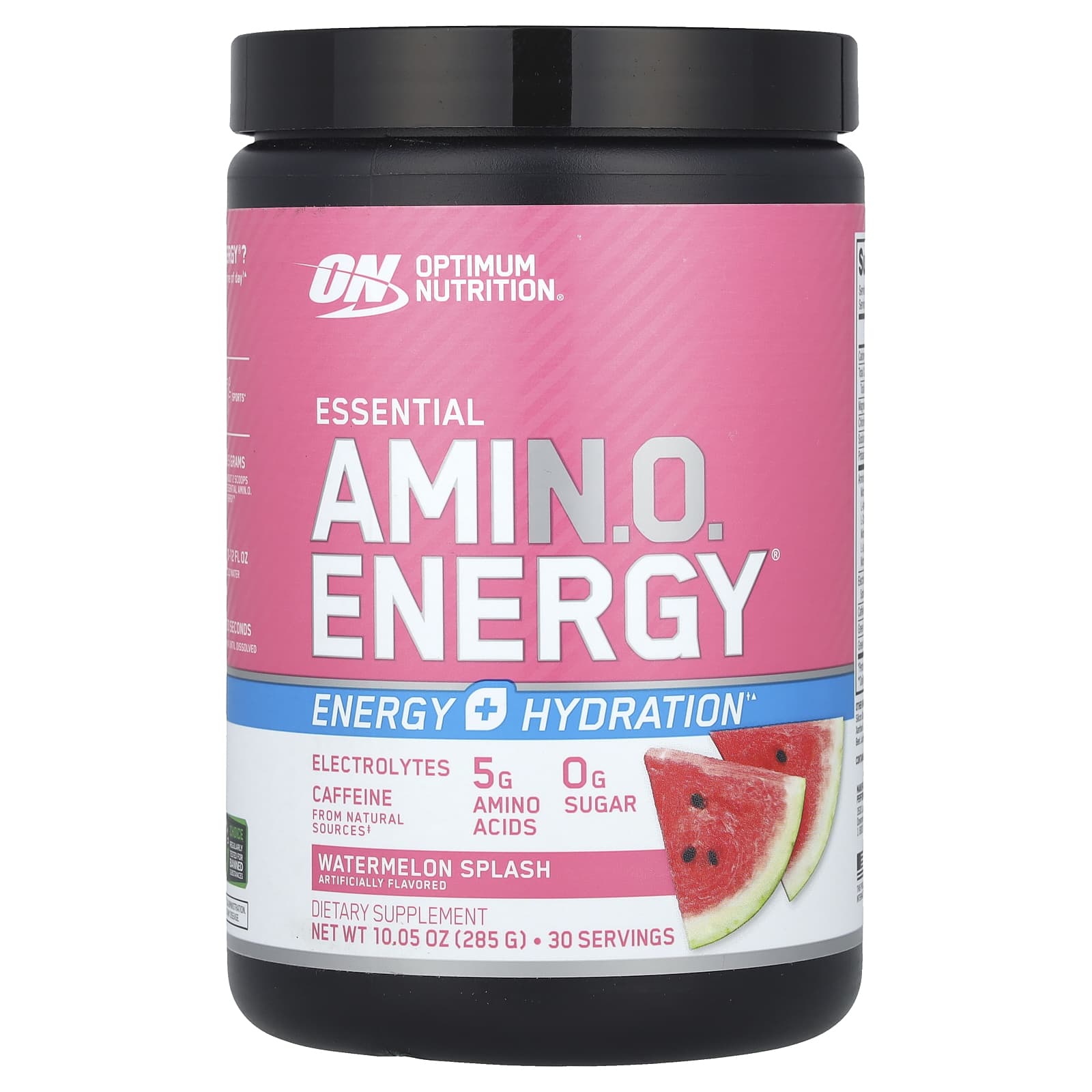 Optimum Nutrition, Essential Amin.O. Energy®, Watermelon Splash, 10.05 oz (285 g) - Image 1