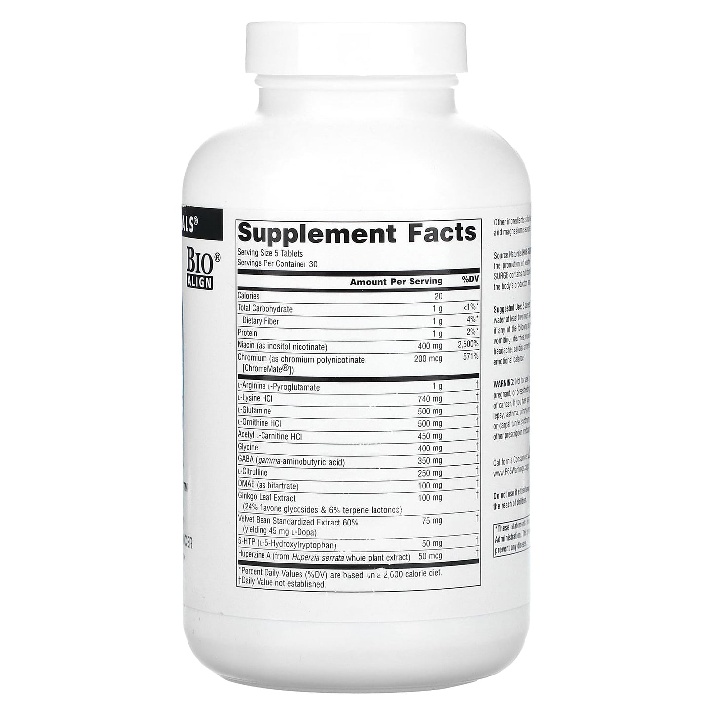 Source Naturals, HGH Surge, 150 Tablets - Image 2