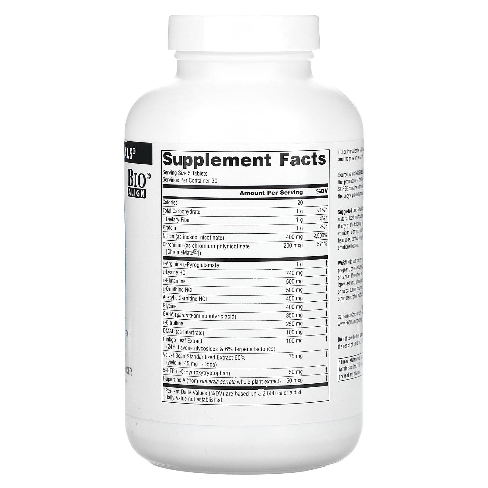 Source Naturals, HGH Surge, 150 Tablets - Image 2