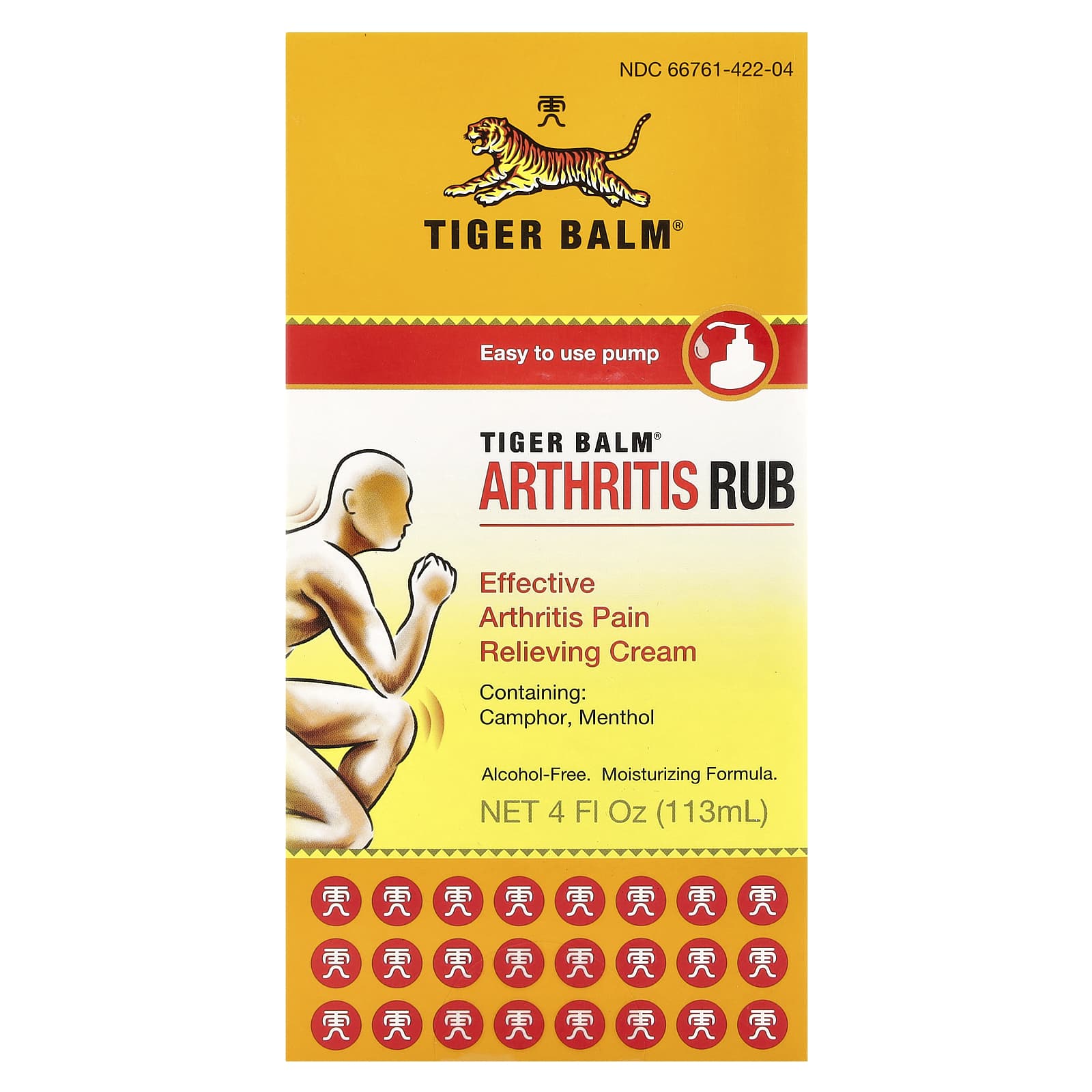 Tiger Balm, Arthritis Rub, Alcohol-Free, 4 fl oz (113 ml) - Image 2