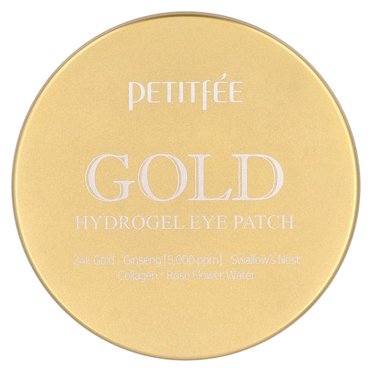 Petitfee, Gold Hydrogel Eye Patch, 60 Patches - Image 1