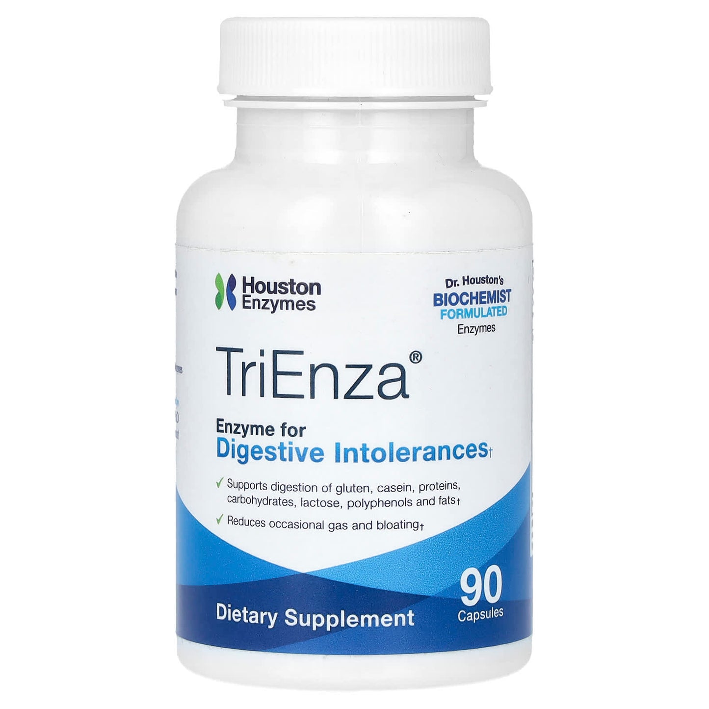 TriEnza Digestive Enzymes by Houston Enzymes - Support Digestion & Reduce Bloating - Image 1