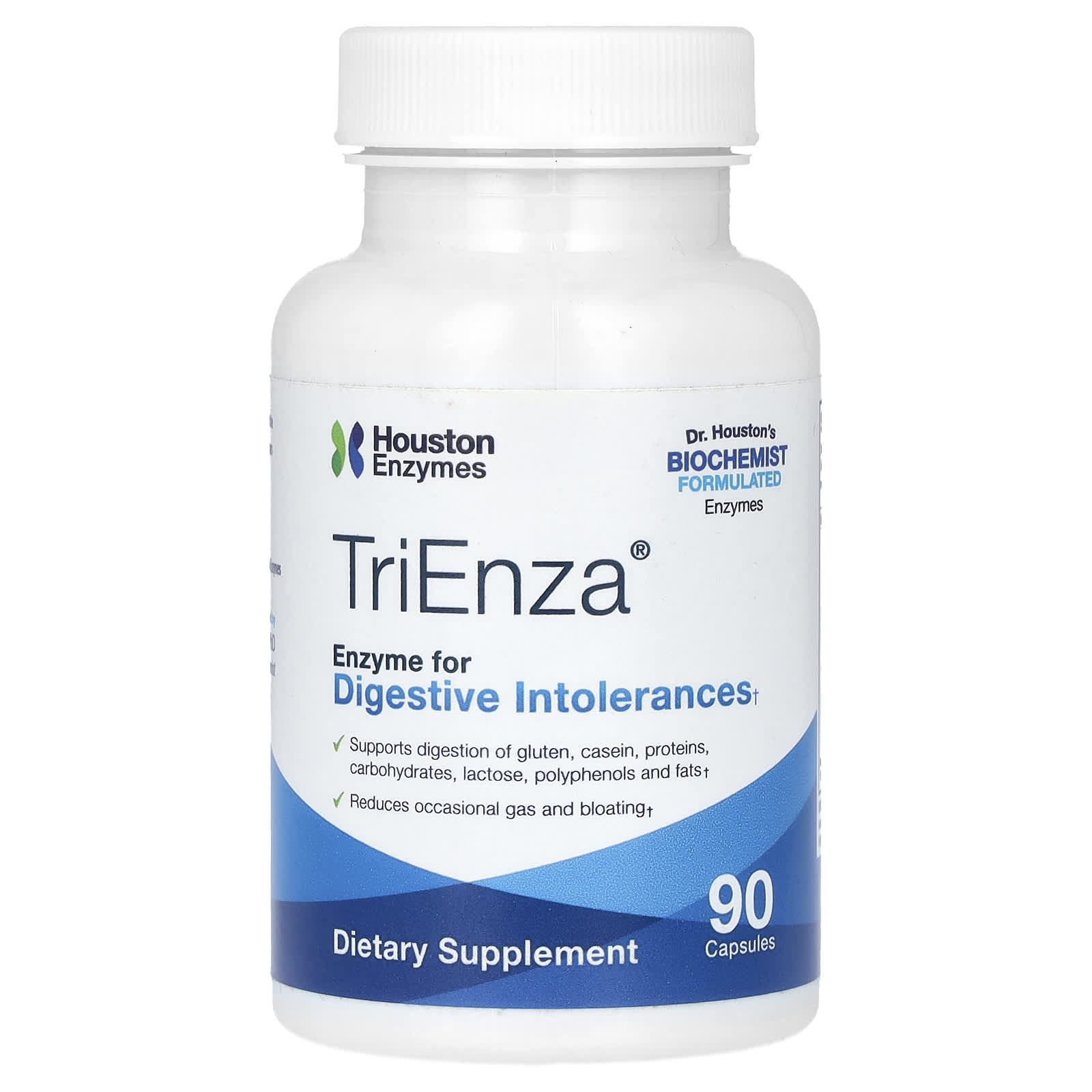 TriEnza Digestive Enzymes by Houston Enzymes - Support Digestion & Reduce Bloating - Image 1