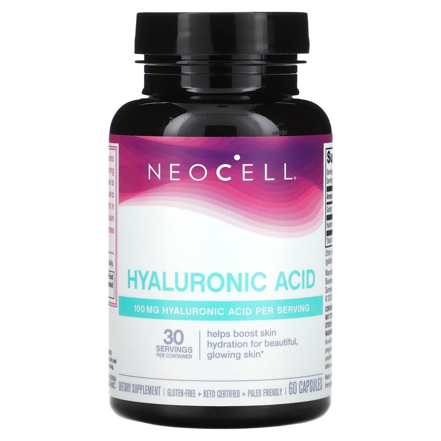 NeoCell, Hyaluronic Acid, 60 Capsules (50 mg per Capsule) - Image 1