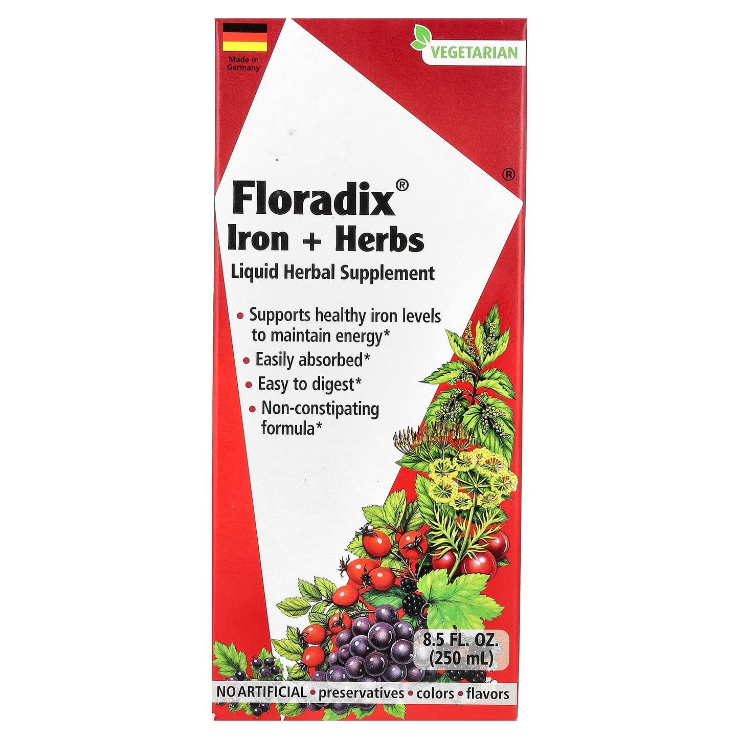 Natural Liquid Iron Supplement with Herbs | Floradix - Image 1